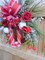 Red and White Christmas Rose wreath product 4